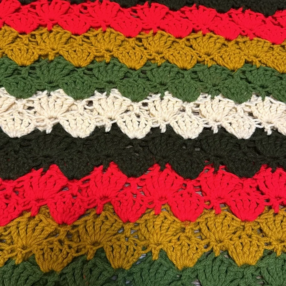 Crocheted‎ throw